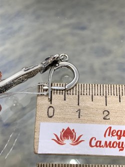 *Серьги Мадам Фианит арт. 0545С-849 вес 16,5 г - фото 199637