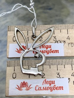 *Подвеска Playboy Эмаль арт. 0568П-311 вес 6,4 г - фото 199645 *Подвеска Playboy Эмаль арт. 0568П-311 вес 6,4 г - фото 199645