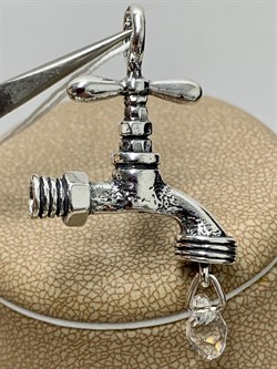 *Подвеска Мойдодыр Горный хрусталь арт. 0611П-302 Леди Самоцвет Вес 8,7 г - фото 199656