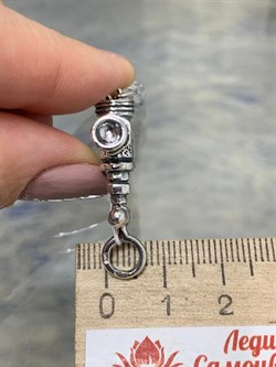 *Подвеска Мойдодыр Горный хрусталь арт. 0611П-302 Леди Самоцвет Вес 8,7 г - фото 199658