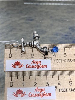 *Подвеска Перунит Мойдодыр арт. 0611П-319 Леди Самоцвет Вес 8,2 г - фото 199667 *Подвеска Перунит Мойдодыр арт. 0611П-319 Леди Самоцвет Вес 8,2 г - фото 199667