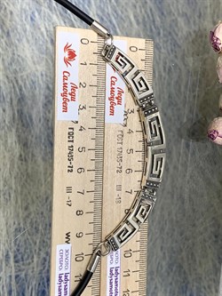 *Колье р.45 Эллада большая арт. 0710Ко-239 вес 18,6 г - фото 199694