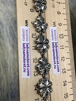 *Браслет р.18,5 Удача арт. 0776Бр-486 Леди Самоцвет Вес 22,1 г - фото 199706 *Браслет р.18,5 Удача арт. 0776Бр-486 Леди Самоцвет Вес 22,1 г - фото 199706