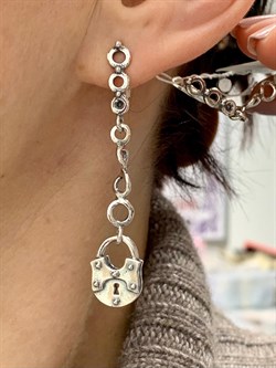 *Серьги Замочек арт. 0804С-289 Вес 9,5 г - фото 199731 *Серьги Замочек арт. 0804С-289 Вес 9,5 г - фото 199731