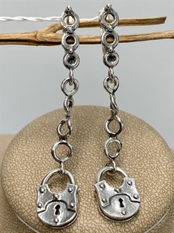 *Серьги Замочек арт. 0804С-289 Вес 9,5 г - фото 199733 *Серьги Замочек арт. 0804С-289 Вес 9,5 г - фото 199733