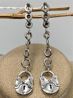 *Серьги Замочек арт. 0804С-289 Вес 9,5 г - фото 199735 *Серьги Замочек арт. 0804С-289 Вес 9,5 г - фото 199735