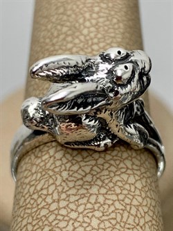 *Кольцо р.18,5 Зайчик арт. 0831К-424 вес 8,8 г - фото 199744 *Кольцо р.18,5 Зайчик арт. 0831К-424 вес 8,8 г - фото 199744