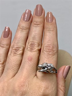 *Кольцо р.18,5 Зайчик арт. 0831К-424 вес 8,8 г - фото 199749 *Кольцо р.18,5 Зайчик арт. 0831К-424 вес 8,8 г - фото 199749