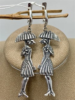 *Серьги Дождь арт. 0846С-924 Вес 10,9 г - фото 199757