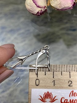 *Серьги Слеза Горный Хрусталь арт. 0903С вес 4,46 г - фото 199787