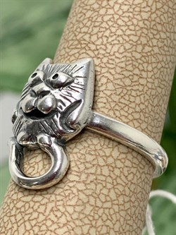 *Кольцо р.17,5 Кот Кошарики арт. 0942К-109 Леди Самоцвет Вес 4,3 г - фото 199791 *Кольцо р.17,5 Кот Кошарики арт. 0942К-109 Леди Самоцвет Вес 4,3 г - фото 199791