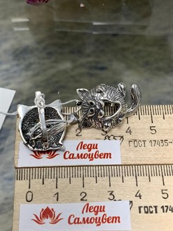 *Серьги Кот Кошарики арт. 0942С-208 Леди Самоцвет Вес 13,4 г - фото 199805 *Серьги Кот Кошарики арт. 0942С-208 Леди Самоцвет Вес 13,4 г - фото 199805