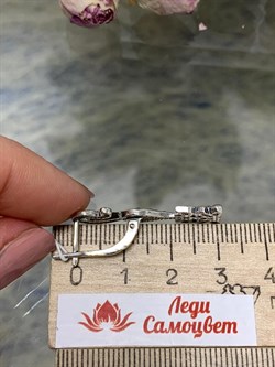 *Серьги Кот - дыбохвост арт. 0976С-894 Леди Самоцвет Вес 6,8 г - фото 199818 *Серьги Кот - дыбохвост арт. 0976С-894 Леди Самоцвет Вес 6,8 г - фото 199818