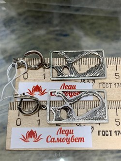 *Серьги Кот Борман арт. 1012С-703 Леди Самоцвет Вес 10,4 г - фото 199868 *Серьги Кот Борман арт. 1012С-703 Леди Самоцвет Вес 10,4 г - фото 199868