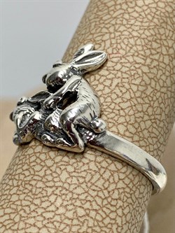 *Кольцо р.18,5 Кролики арт. 1029К-267 Леди Самоцвет Вес 3,7 г - фото 199894 *Кольцо р.18,5 Кролики арт. 1029К-267 Леди Самоцвет Вес 3,7 г - фото 199894