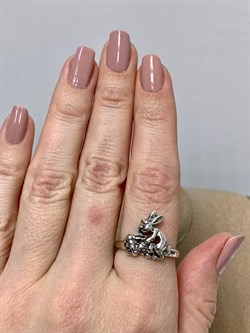 *Кольцо р.18,5 Кролики арт. 1029К-267 Леди Самоцвет Вес 3,7 г - фото 199896 *Кольцо р.18,5 Кролики арт. 1029К-267 Леди Самоцвет Вес 3,7 г - фото 199896