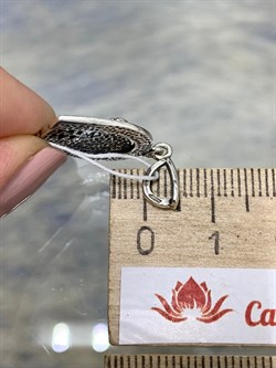 *Подвеска Подкова Лошадь На счастье Фианит арт. 1146П-257 вес 2,2 г - фото 199974