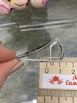 *Серьги Там-там Эмаль арт. 1157С-637 Вес 6,3 г - фото 199995 *Серьги Там-там Эмаль арт. 1157С-637 Вес 6,3 г - фото 199995