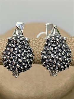 *Серьги Ёж арт. 1172С-843 Леди Самоцвет Вес 6,4 г - фото 200016 *Серьги Ёж арт. 1172С-843 Леди Самоцвет Вес 6,4 г - фото 200016