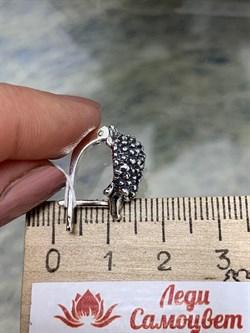 *Серьги Ёж арт. 1172С-843 Леди Самоцвет Вес 6,4 г - фото 200017 *Серьги Ёж арт. 1172С-843 Леди Самоцвет Вес 6,4 г - фото 200017