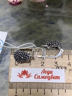 *Серьги Ёж арт. 1172С-843 Леди Самоцвет Вес 6,4 г - фото 200019 *Серьги Ёж арт. 1172С-843 Леди Самоцвет Вес 6,4 г - фото 200019