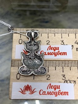 *Подвеска Котики Ёлка арт. 1549П-091 вес 5,7 г - фото 200335