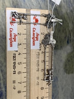 *Серьги Желтый Фианит Прогулка в облаках арт. 1562С-619 Леди Самоцвет Вес 11 г - фото 200382 *Серьги Желтый Фианит Прогулка в облаках арт. 1562С-619 Леди Самоцвет Вес 11 г - фото 200382