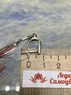 *Серьги Lostris Эмаль арт. 1582С-035 вес 9,7 г - фото 200474