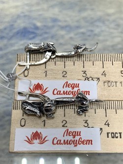 *Серьги Buddy арт. 1583С-911 вес 11,4 г - фото 200481