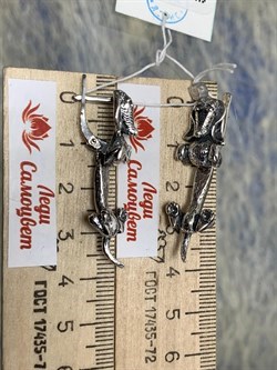 *Серьги Buddy арт. 1583С-911 вес 11,4 г - фото 200482