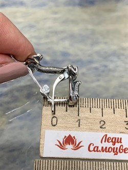 *Серьги Buddy арт. 1583С-911 вес 11,4 г - фото 200485