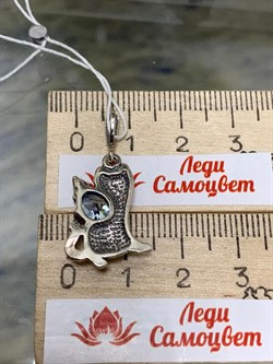 *Подвеска Усатый нянь Фианит арт. 1587П-511 Леди Самоцвет Вес 3,2 г - фото 200500 *Подвеска Усатый нянь Фианит арт. 1587П-511 Леди Самоцвет Вес 3,2 г - фото 200500