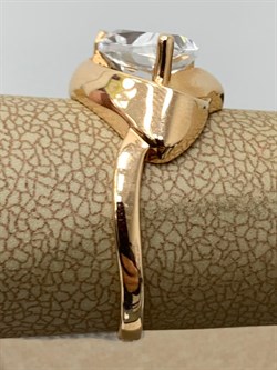 *Кольцо р.18,5 Горный Хрусталь цв Красное арт. 1330504-283 вес 3,04 г - фото 200575