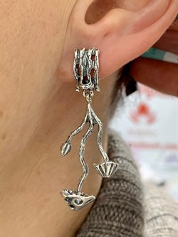 *Серьги Лесная сказка арт. 1634С-015 вес 10,7 г - фото 200660 *Серьги Лесная сказка арт. 1634С-015 вес 10,7 г - фото 200660