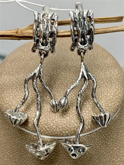 *Серьги Лесная сказка арт. 1634С-015 вес 10,7 г - фото 200662 *Серьги Лесная сказка арт. 1634С-015 вес 10,7 г - фото 200662