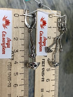 *Серьги Лесная сказка арт. 1634С-015 вес 10,7 г - фото 200665 *Серьги Лесная сказка арт. 1634С-015 вес 10,7 г - фото 200665