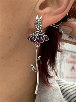 *Серьги Дюймовочка арт. 1649С Леди Самоцвет Вес 8,2 г - фото 200699 *Серьги Дюймовочка арт. 1649С Леди Самоцвет Вес 8,2 г - фото 200699