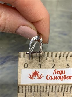 *Серьги Дюймовочка арт. 1649С Леди Самоцвет Вес 8,2 г - фото 200701 *Серьги Дюймовочка арт. 1649С Леди Самоцвет Вес 8,2 г - фото 200701