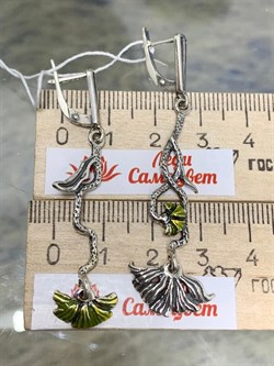 *Серьги Алые маки Эмаль арт. 1650С-462 Вес 7,1 г - фото 200709 *Серьги Алые маки Эмаль арт. 1650С-462 Вес 7,1 г - фото 200709