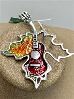 *Брошь-Кулон Вальс-бостон Эмаль арт. 1660Бк-374 вес 13,2 г - фото 200738 *Брошь-Кулон Вальс-бостон Эмаль арт. 1660Бк-374 вес 13,2 г - фото 200738