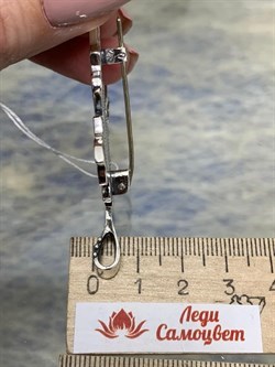 *Брошь-Кулон Вальс-бостон Эмаль арт. 1660Бк-374 вес 13,2 г - фото 200742 *Брошь-Кулон Вальс-бостон Эмаль арт. 1660Бк-374 вес 13,2 г - фото 200742