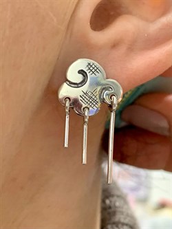 *Серьги Улетай, туча! арт. 1681С-356 Вес 5,1 г - фото 200816 *Серьги Улетай, туча! арт. 1681С-356 Вес 5,1 г - фото 200816