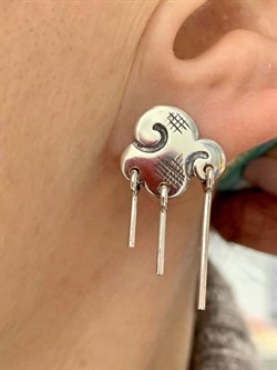 *Серьги Улетай, туча! арт. 1681С-356 Вес 5,1 г - фото 200817 *Серьги Улетай, туча! арт. 1681С-356 Вес 5,1 г - фото 200817