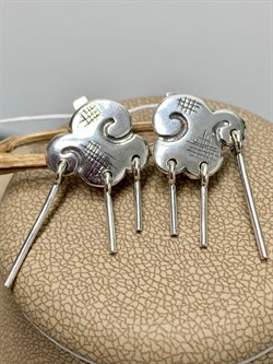 *Серьги Улетай, туча! арт. 1681С-356 Вес 5,1 г - фото 200818 *Серьги Улетай, туча! арт. 1681С-356 Вес 5,1 г - фото 200818