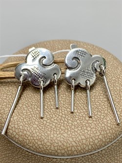 *Серьги Улетай, туча! арт. 1681С-356 Вес 5,1 г - фото 200820 *Серьги Улетай, туча! арт. 1681С-356 Вес 5,1 г - фото 200820