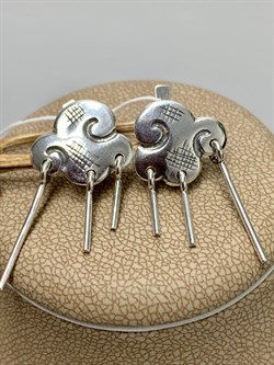 *Серьги Улетай, туча! арт. 1681С-356 Вес 5,1 г - фото 200821 *Серьги Улетай, туча! арт. 1681С-356 Вес 5,1 г - фото 200821