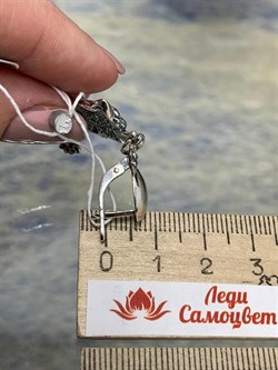 *Серьги Па-а-берегис-сь! арт. 1707С-502 вес 9,4 г - фото 200899