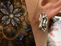 *Серьги Кутюрье арт. 1718С-137 Леди Самоцвет Вес 9 г - фото 200947