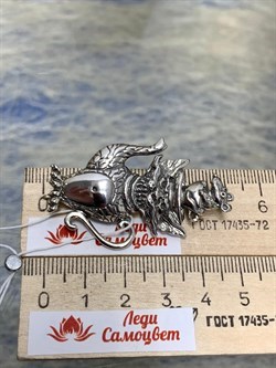 *Брошь-Кулон Маскировка арт. 1724Бк-910 вес 13,1 г - фото 200972 *Брошь-Кулон Маскировка арт. 1724Бк-910 вес 13,1 г - фото 200972