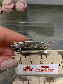 *Брошь Мимоза арт. 1723Б-214 Вес 8,7 г - фото 200982 *Брошь Мимоза арт. 1723Б-214 Вес 8,7 г - фото 200982